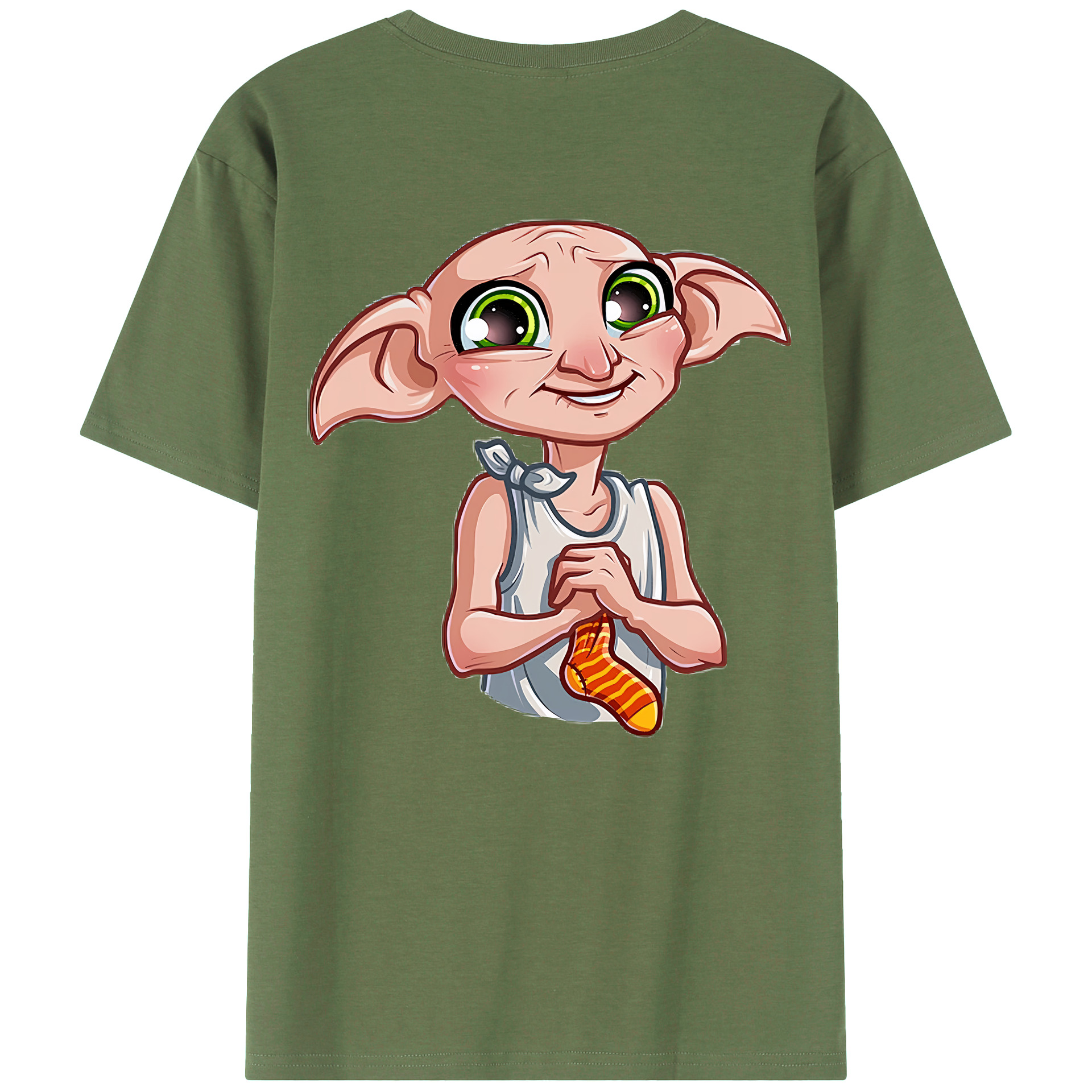 （画像用） Harry Potter ハリー・ポッターシリーズ 綿100％ メンズ半袖Tシャツ（バックプリント） 通気性